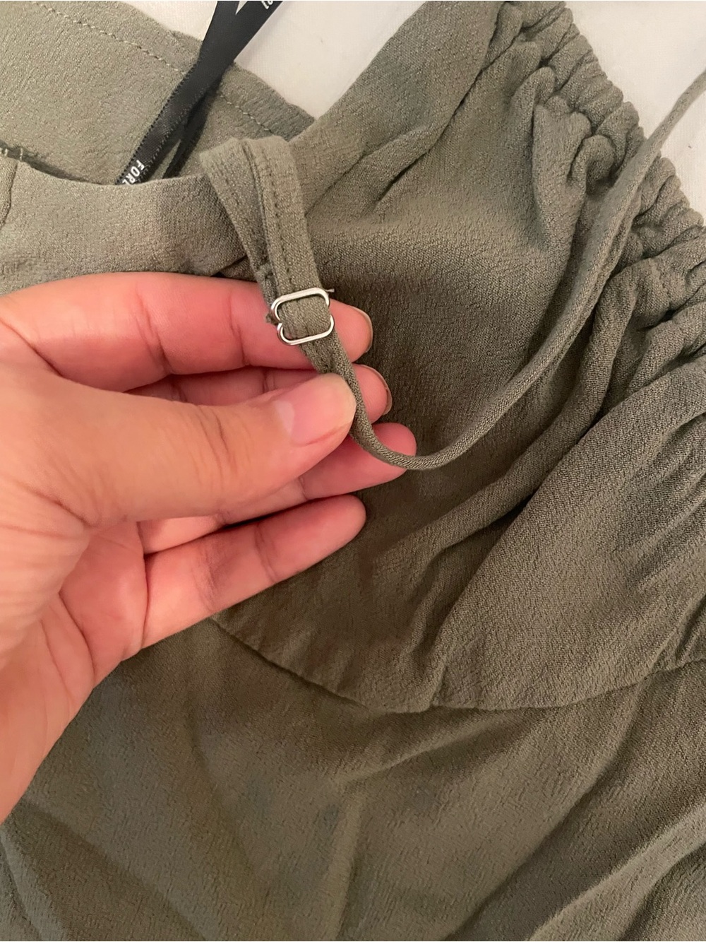Forever 21 Olive Green Spaghetti Strap Camisole - Picture 4 of 6
